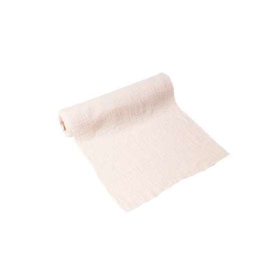 Chemin de table en gaze de coton-l.30cmxL.3m