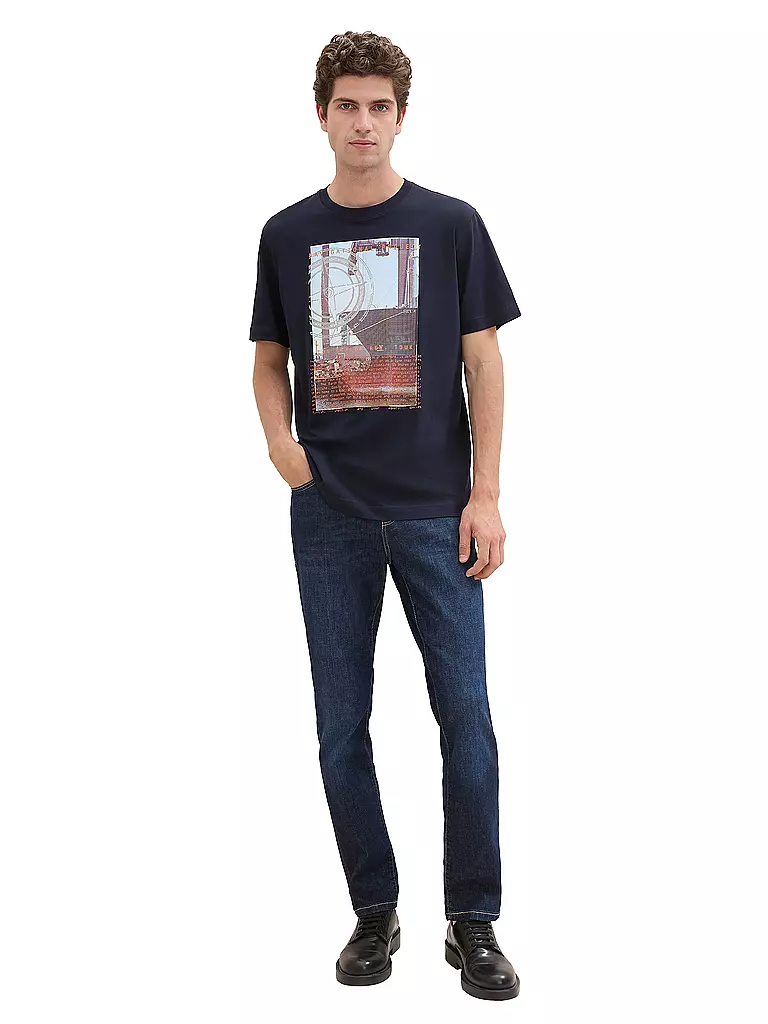 TOM TAILOR Poloshirt dunkelblau