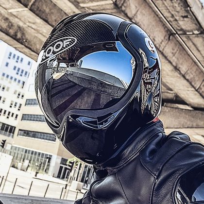 Ecran casque ROOF IRIDIUM - RO9 BOXXER / BOXXER CARBON / BOXXER 2 - Gris / Iridium