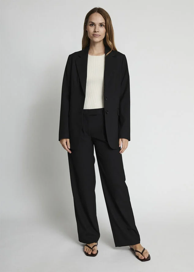 Bruun & Stengade BS Estelle Regular Fit Blazer Sort