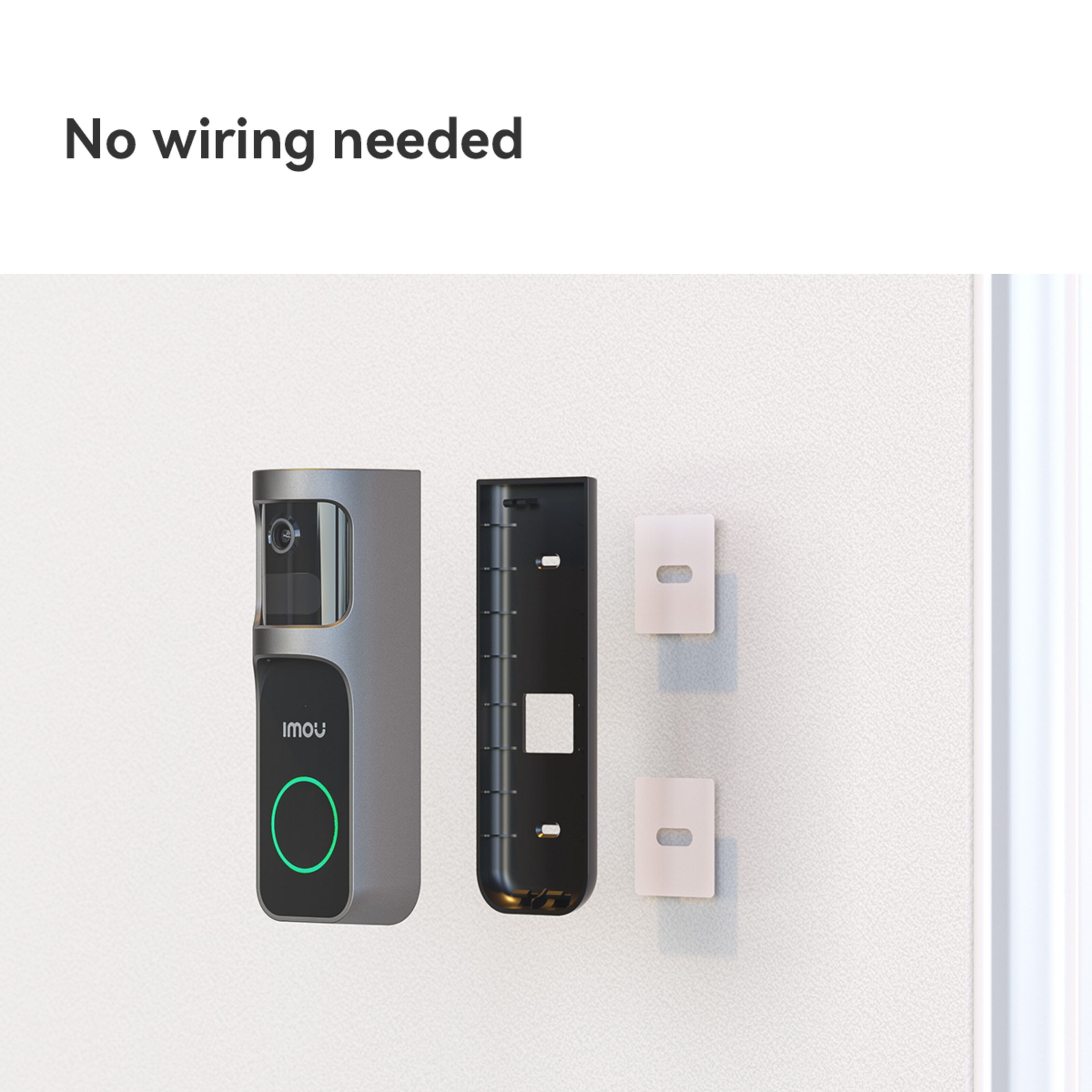 Imou Doorbell 2S 2K Trådløs videodørklokke med ringeklokke