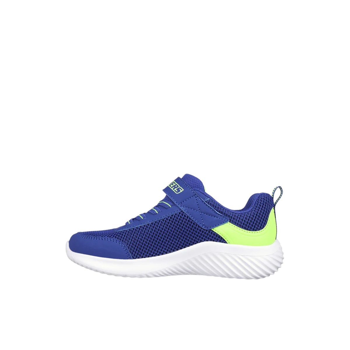2X les points-Boundtech-jb-Baskets - Talon plat - Bleu
