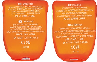 Strooem Softies Armpuffer, Orange-Lime
