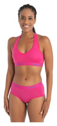 Brassière Femme Icebreaker Merinos Sprite Rose