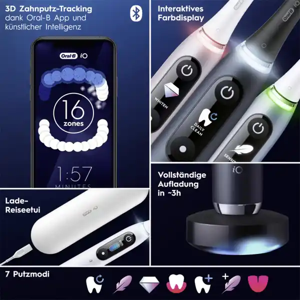 Elektrische Zahnbürste iO Series 9 Aqua Marine Luxe Edition