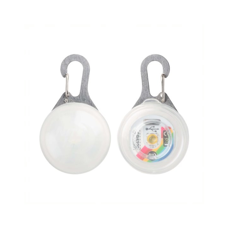 Luz recarregável multicolorida para coleira de cachorro Nite Ize Spotlit Disc-O Select