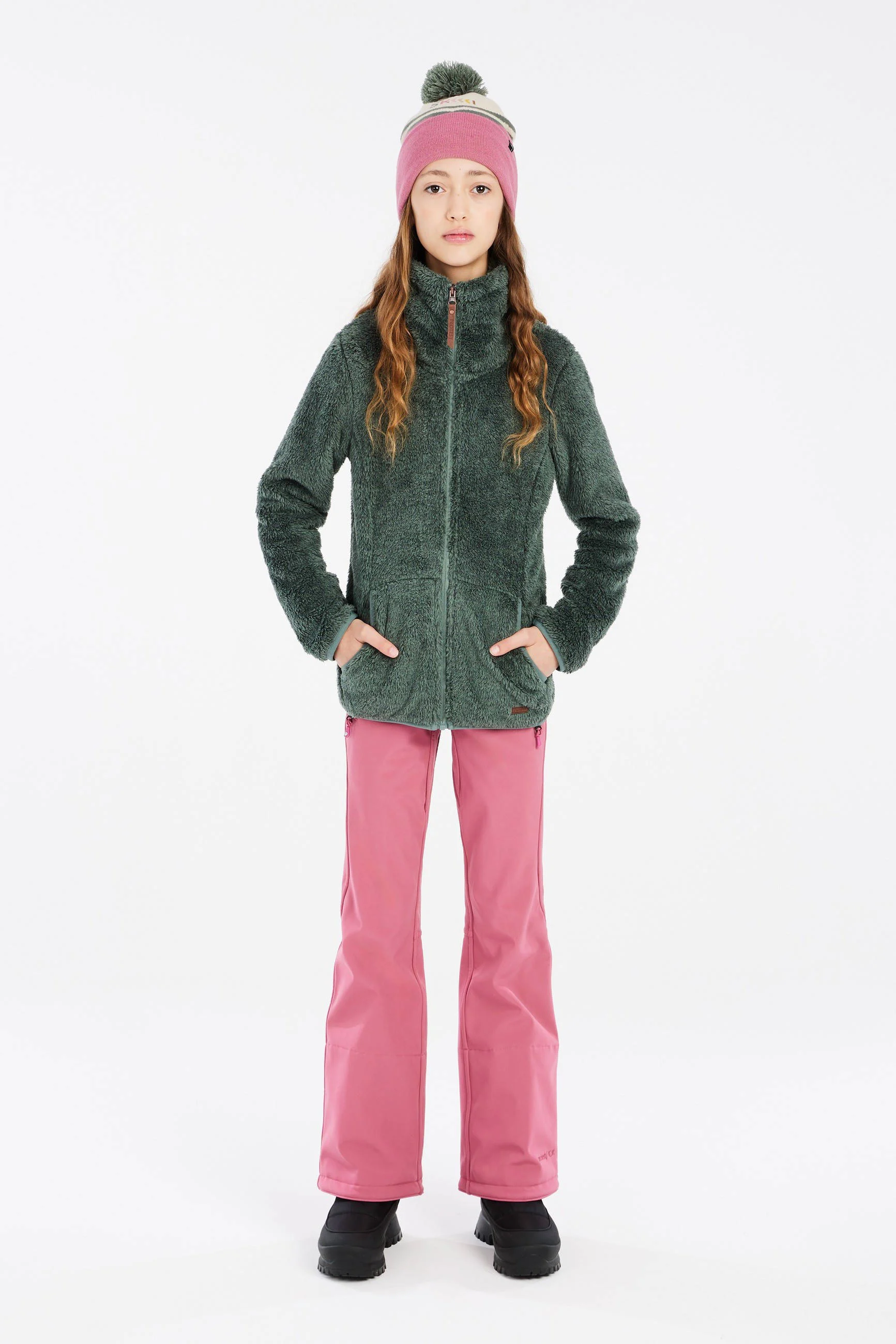 Protest fleecevest  Riri Jr groen