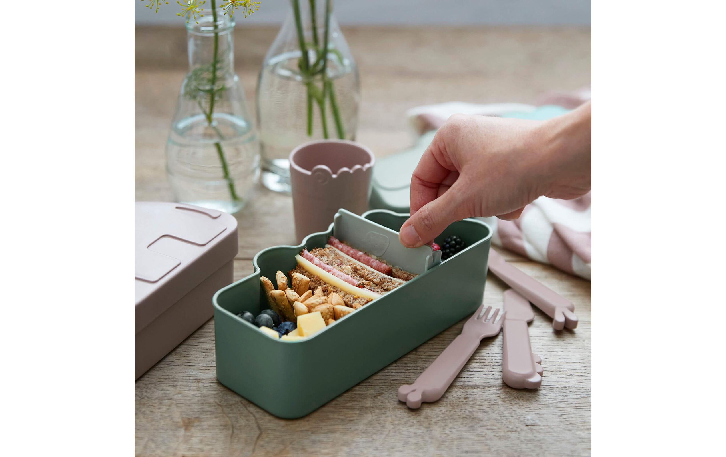 Frühstücksbox Kiddish GrünStabile und nachhaltige Lunchbox