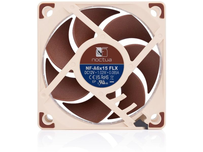Noctua PC-Lüfter NF-A6x15 Hochoptimierter leiser 60 mm Lüfter