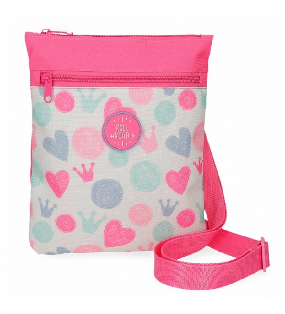 Bolsa de Ombro Roll Road Queen Roll Road - 20x24x0,5cm - Rosa