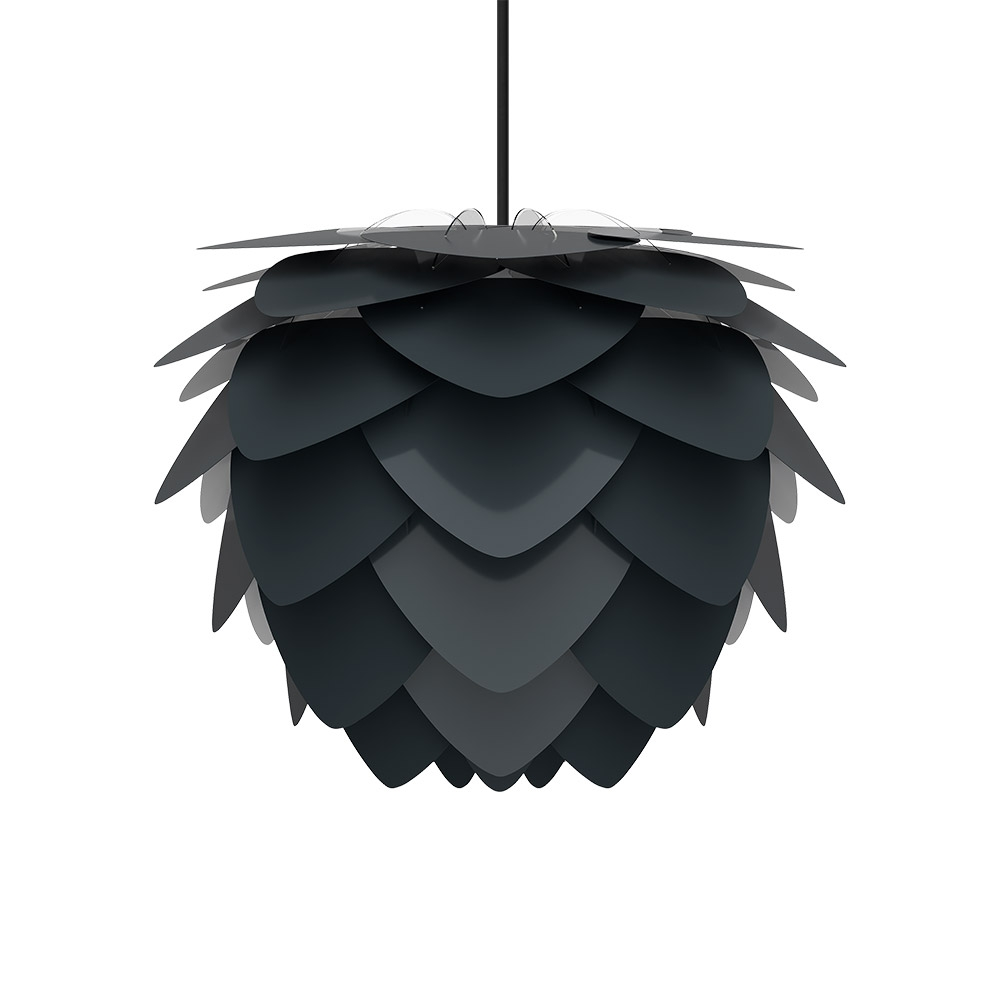Hanglamp Aluvia Ø59 cm koordset zwart Antraciet