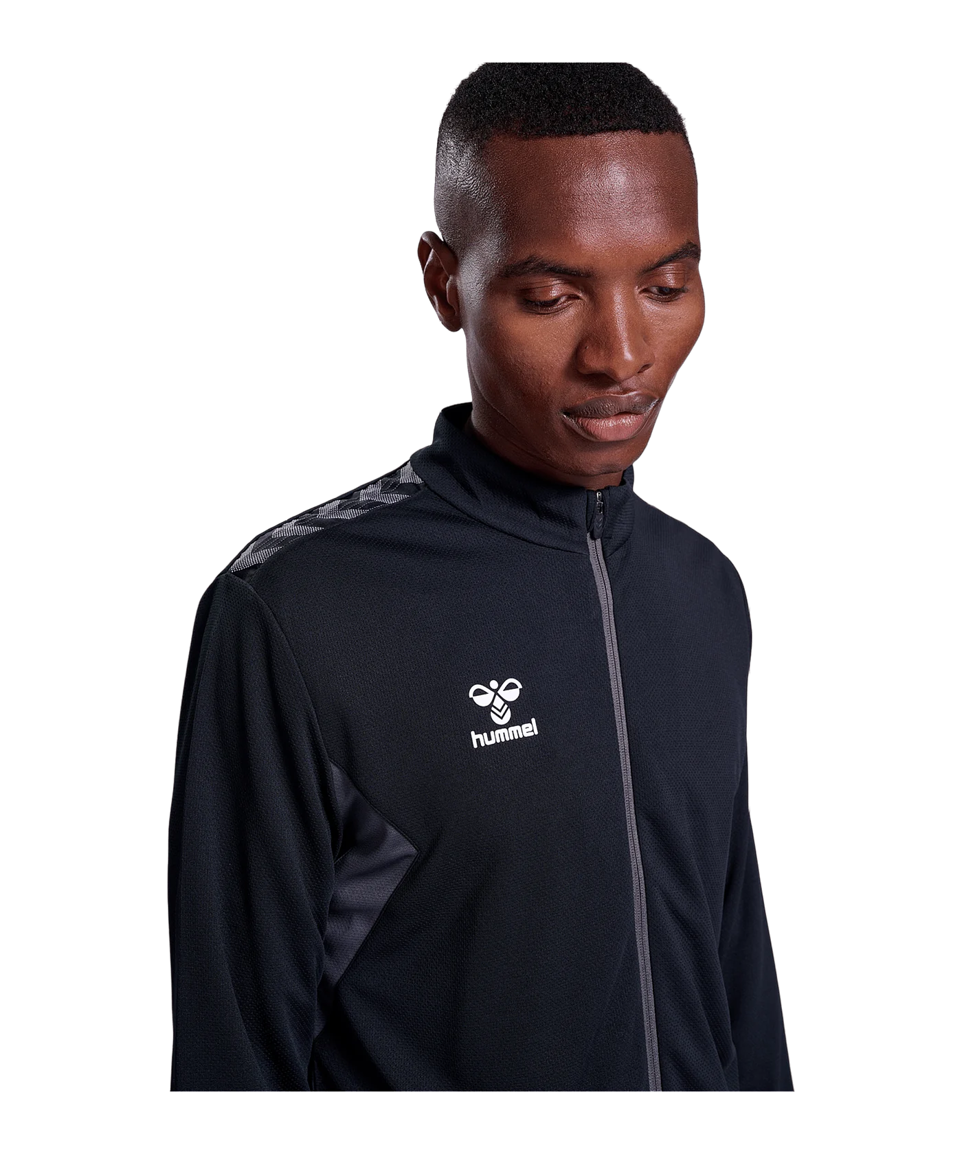 Hummel hmlAUTHENTIC PL Trainingsjacke Schwarz F2001