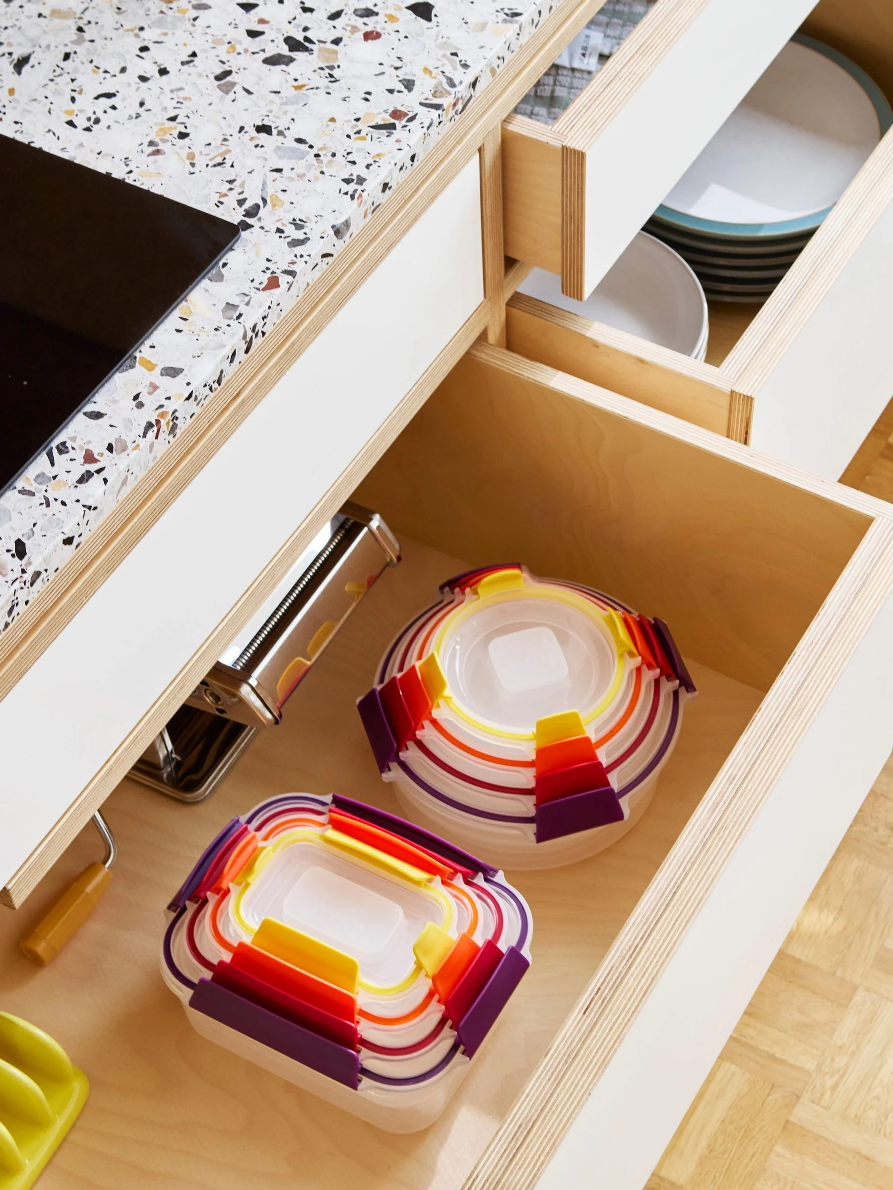Joseph Joseph 8 Piece Nest Lock Round & Rectangle Multi Containers sets