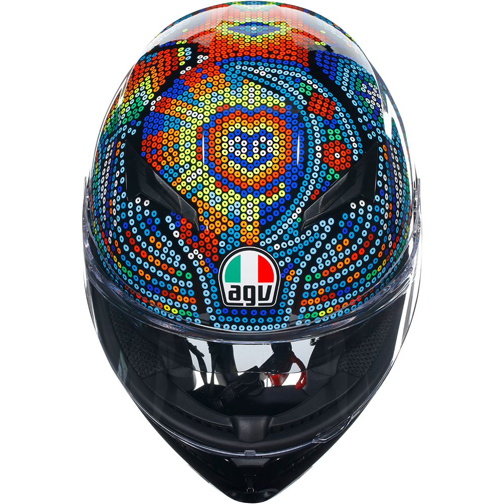 AGV - Casque K3 Rossi Winter Test 2018 Multicolore