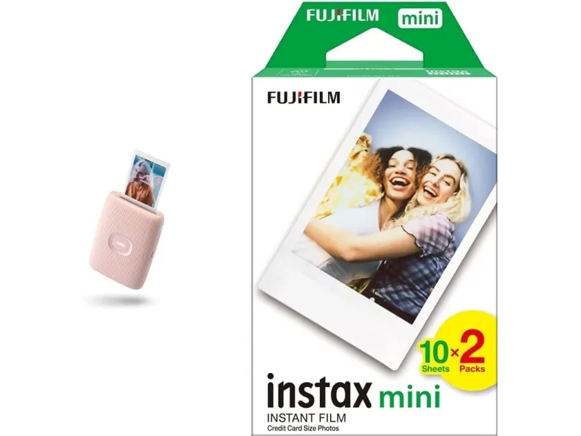 Fujifilm instax mini Link 2 - Printer - farve - LED - 86 x 54 mm - Bluetooth 4.2 LE - blød pink