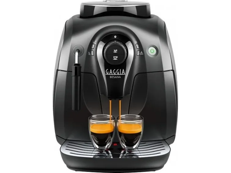 [OUTLET] - Gaggia Besana, Kombi kaffemaskine, 1 L, Kaffebønner, Malet kaffe, Indbygget kværn, 1400 W, Sort
