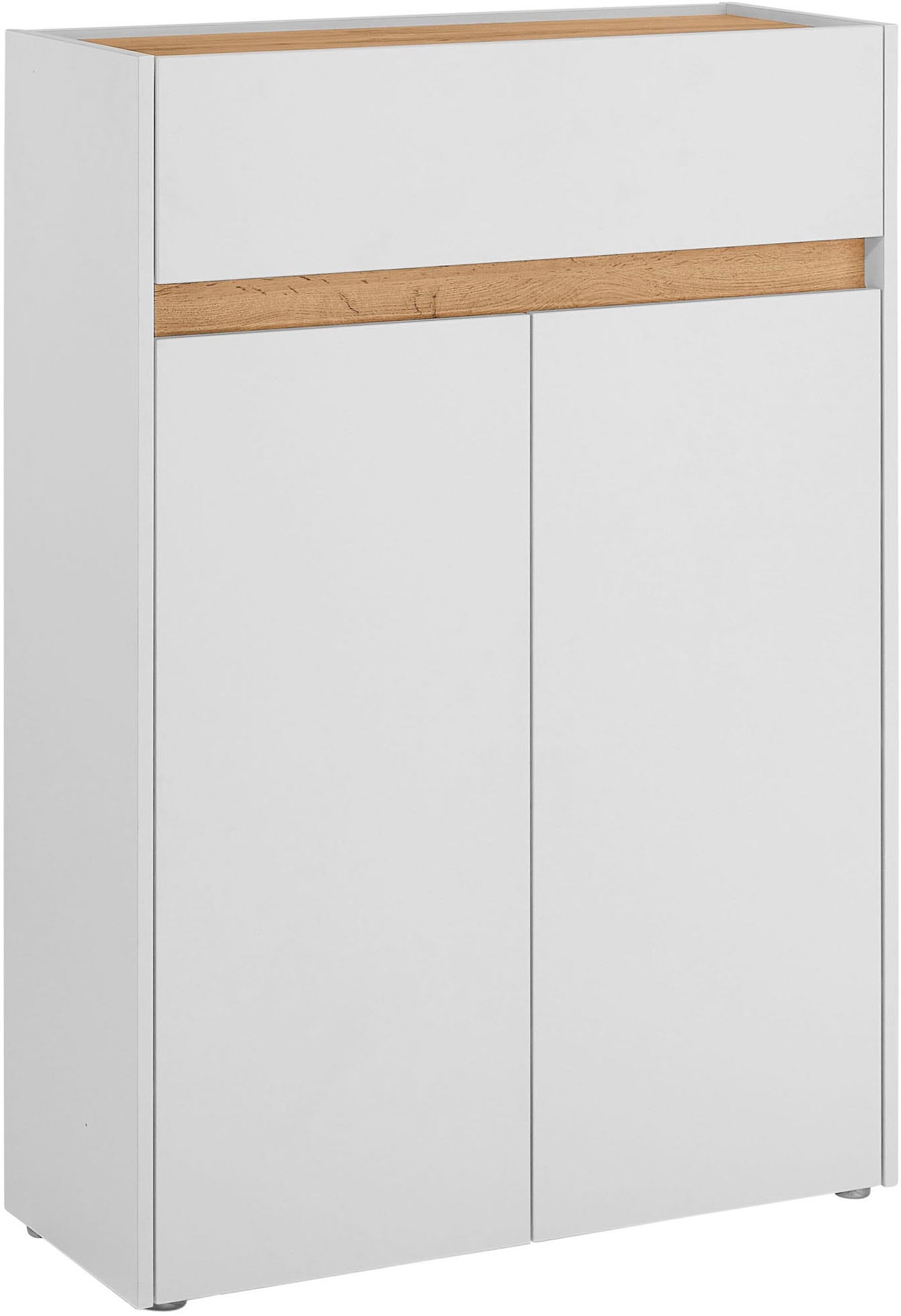 INOSIGN Schuhschrank »City/Giron, modernes Schuhregal, Schrank für 16 Schuhe, Schuhkommode« eine Schublade und vier Schuhfächer, viel Stauraum, 93 cm breit
