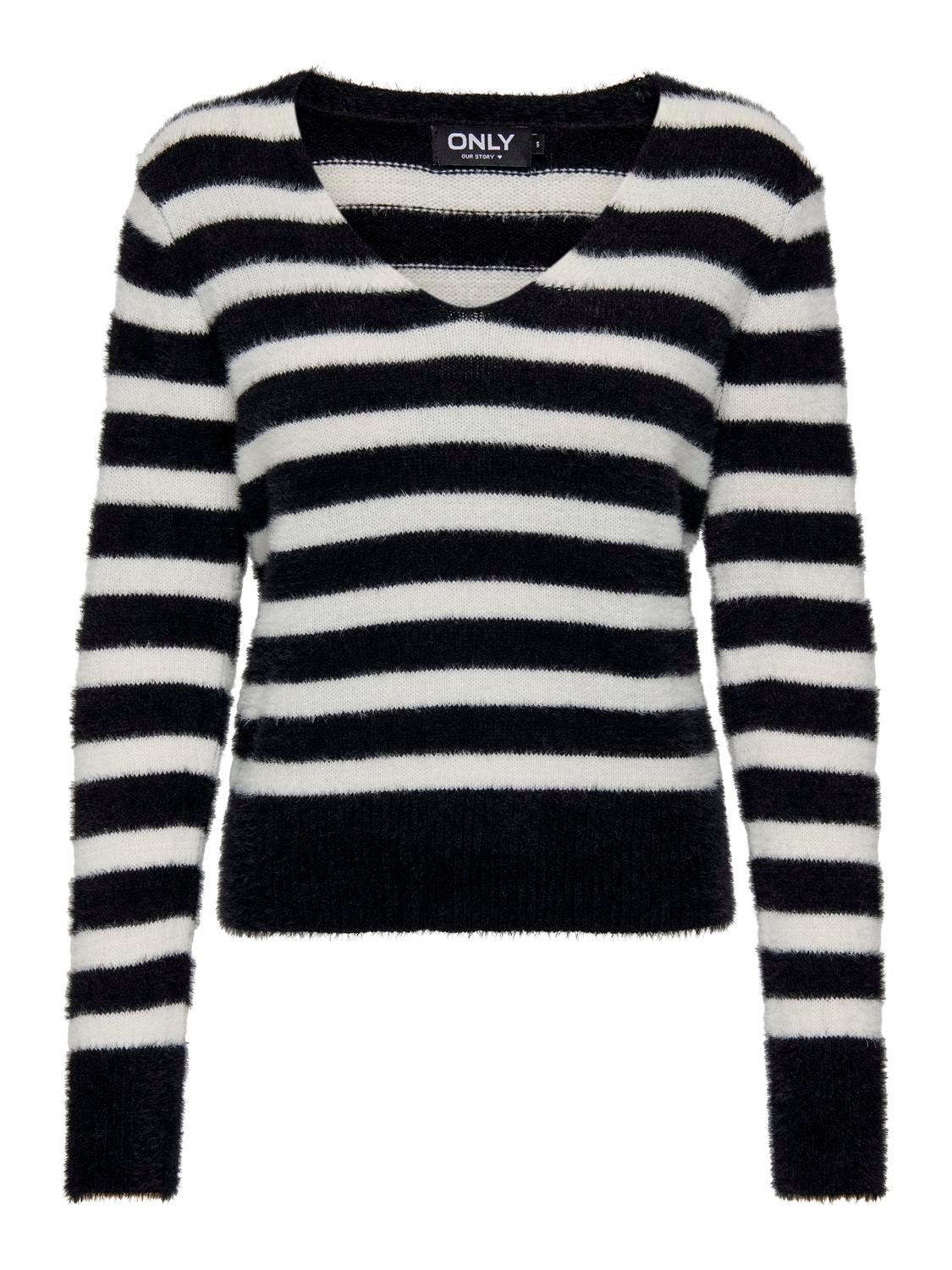ONLELLA Strickpullover Black