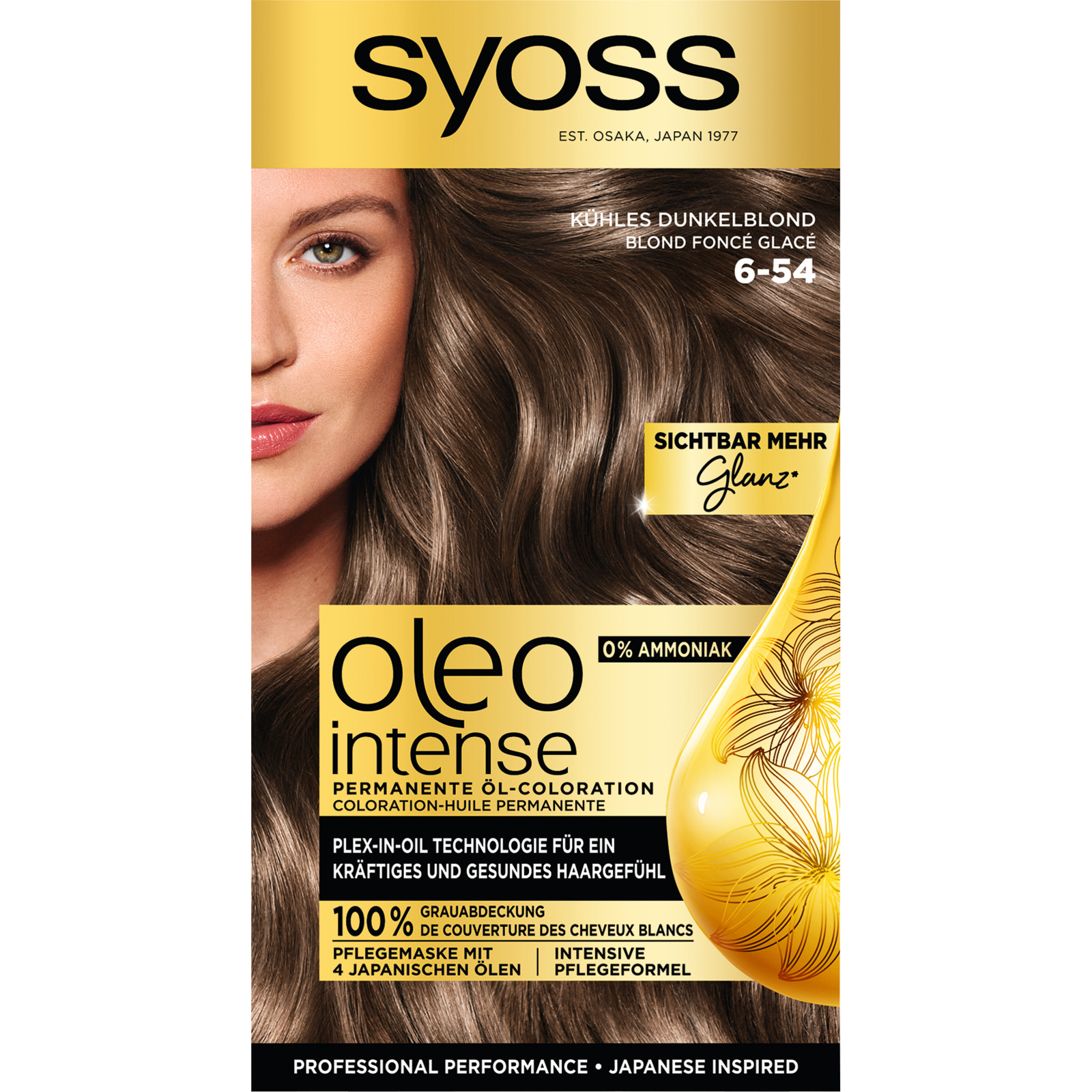 Syoss Oleo Intense 6-54 Kühles Dunkelblond