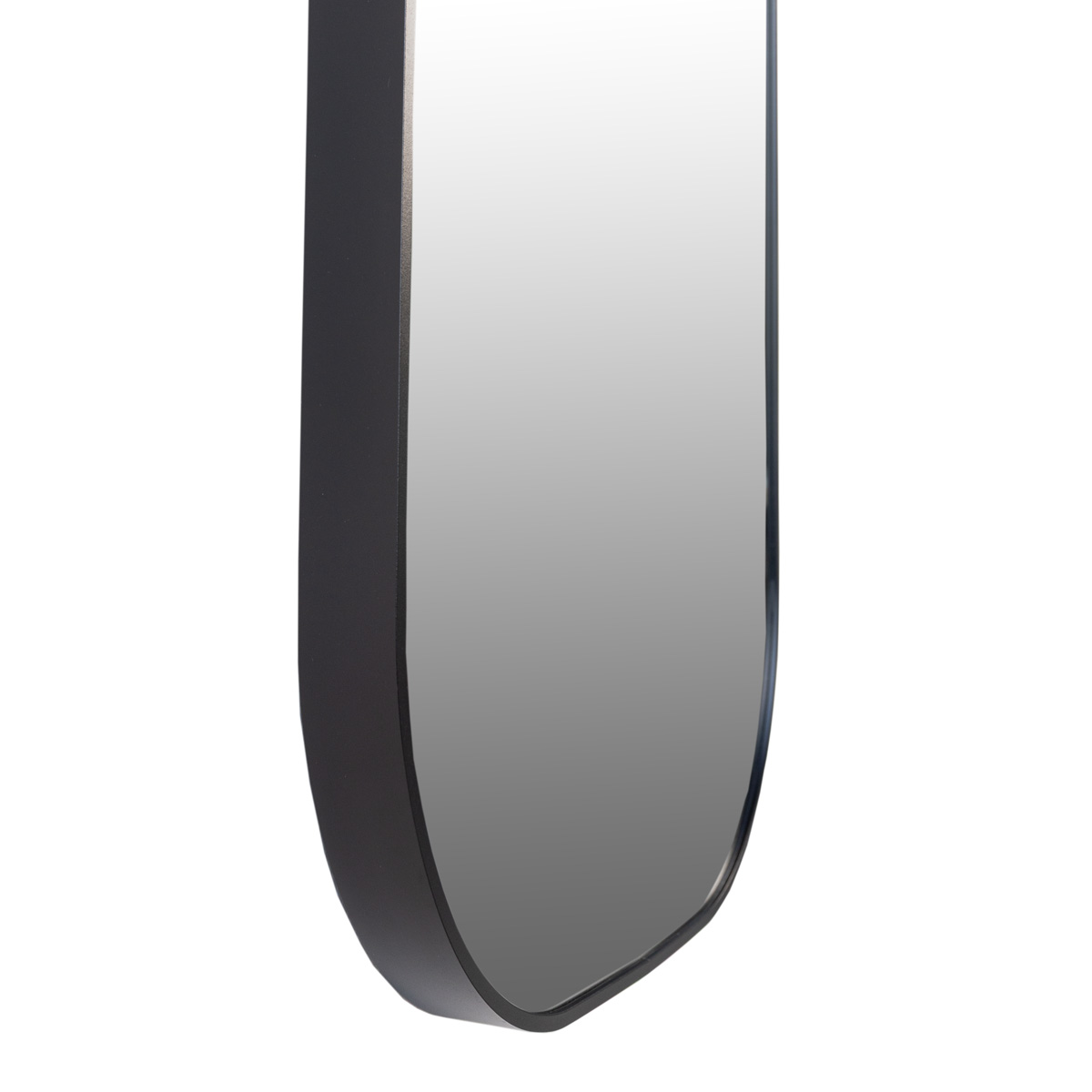 Spiegel Nordic Drop zwart 50x160 cm