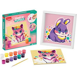 Creativ Coffret de peinture au numéro Chien & Renard
