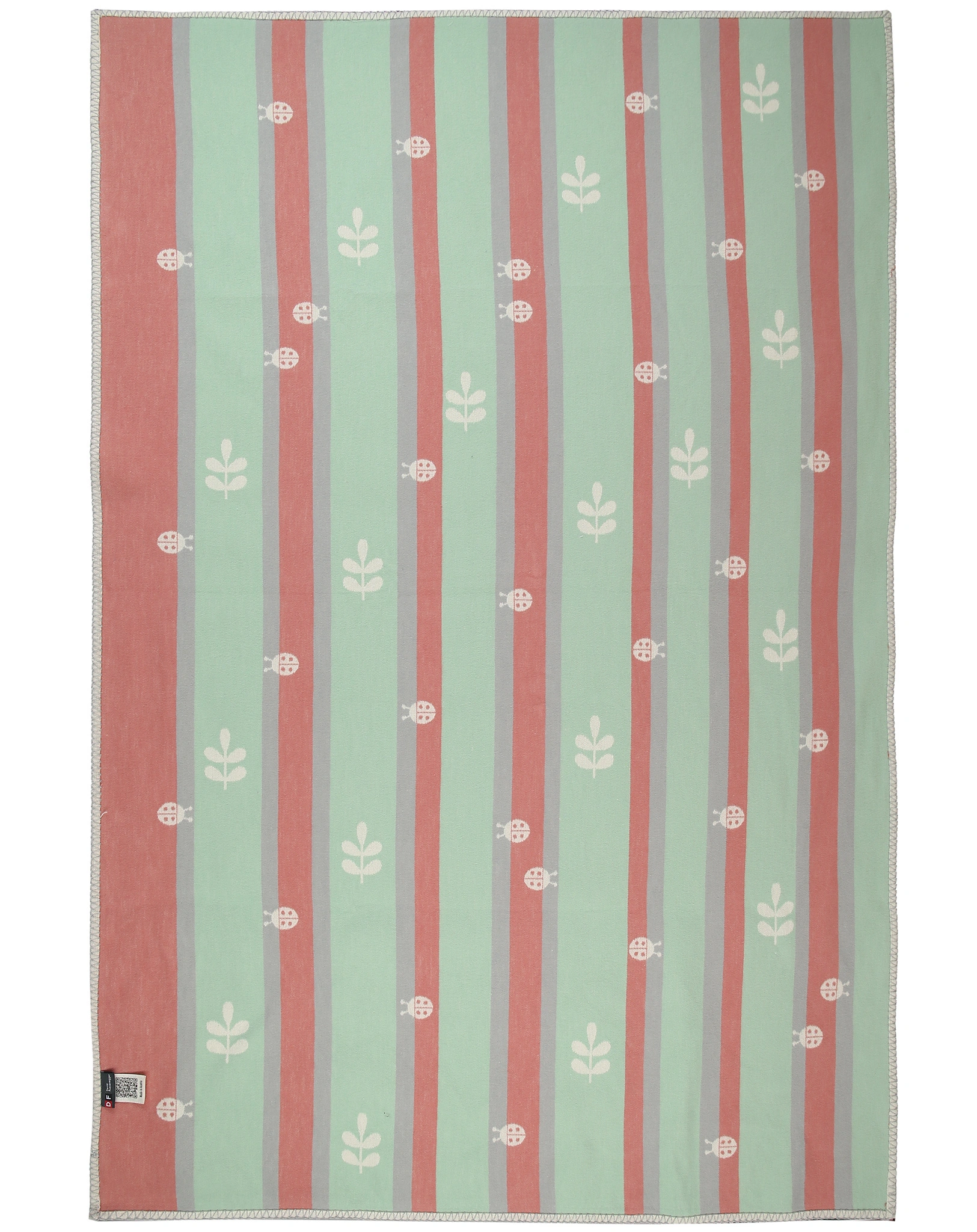 Kuscheldecke LENA - KÄFER (100x150) in creme