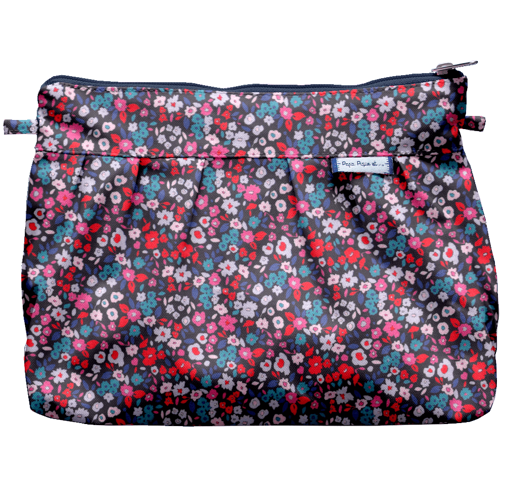 Pochette Plissée Romance Fleurie