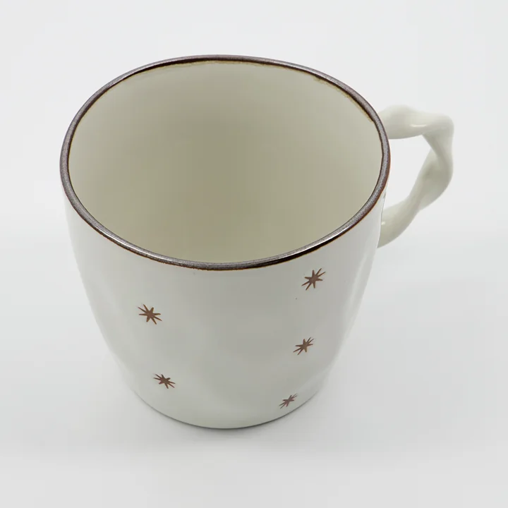 House Doctor - Starry Tasse, weiss (2er-Set)