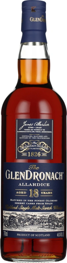 GLENDRONACH 18 YEARS ALLARDICE BOTTLED 2019 70CL