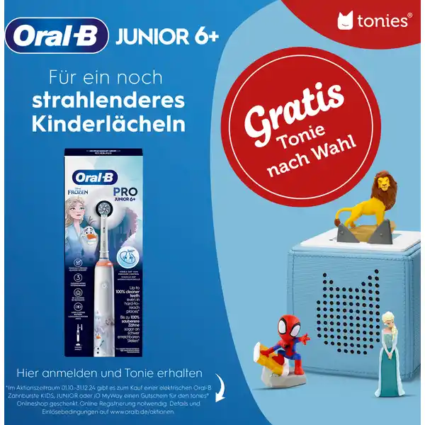 Elektrische Zahnbürste Junior Pro Frozen ab 6+