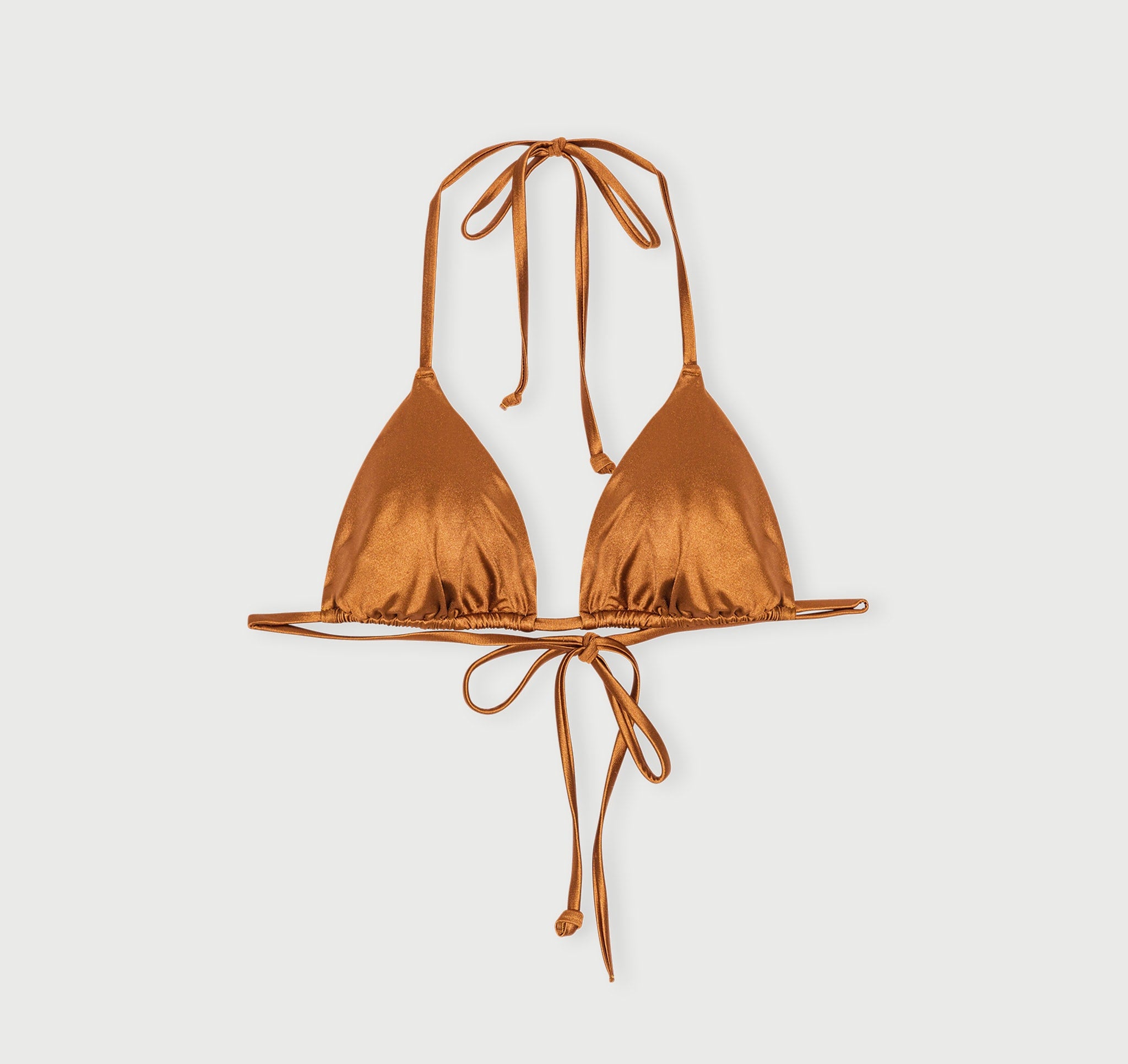 RECYCLED NYLON<br>Solar Swim Triangle Bikini Top