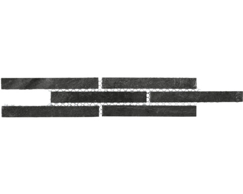 Natuursteenrand, leisteenlook, 24,5 x 4,8 cm