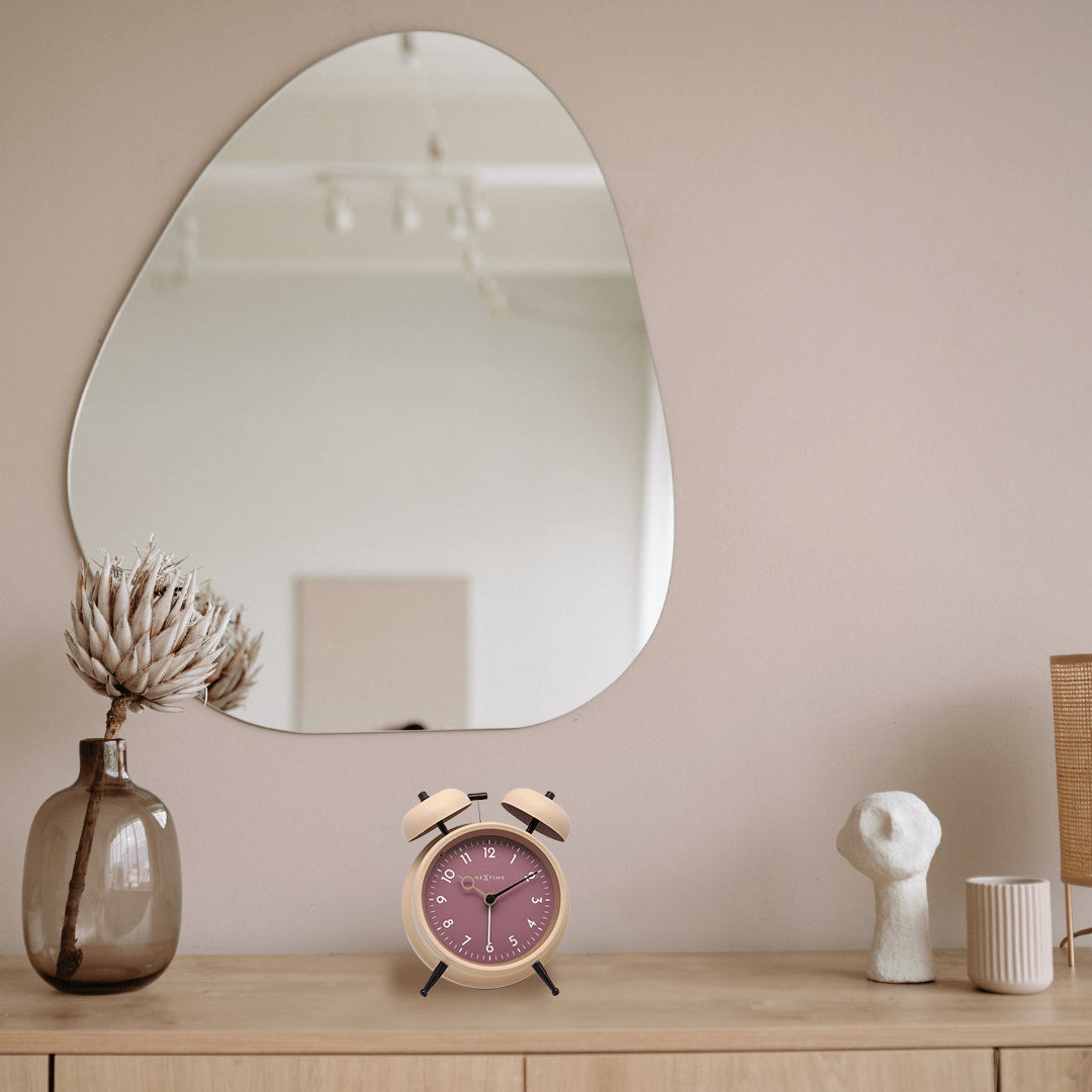 NeXtime - Tafelwekker 12 x 14 x 6cm-Metaal-NeXtime Golden Hour