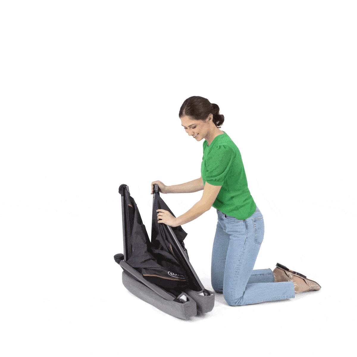 FOLDLITE TRAVEL COT  SHADOW