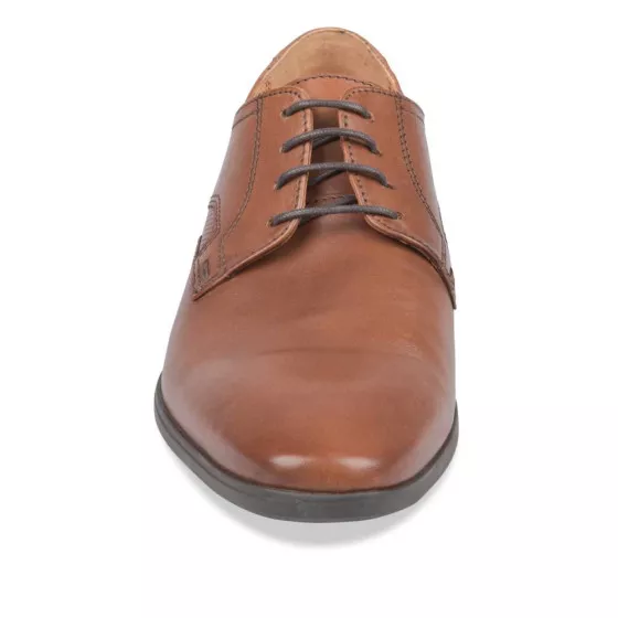 Derbies MARRON B-BLAKE CUIR