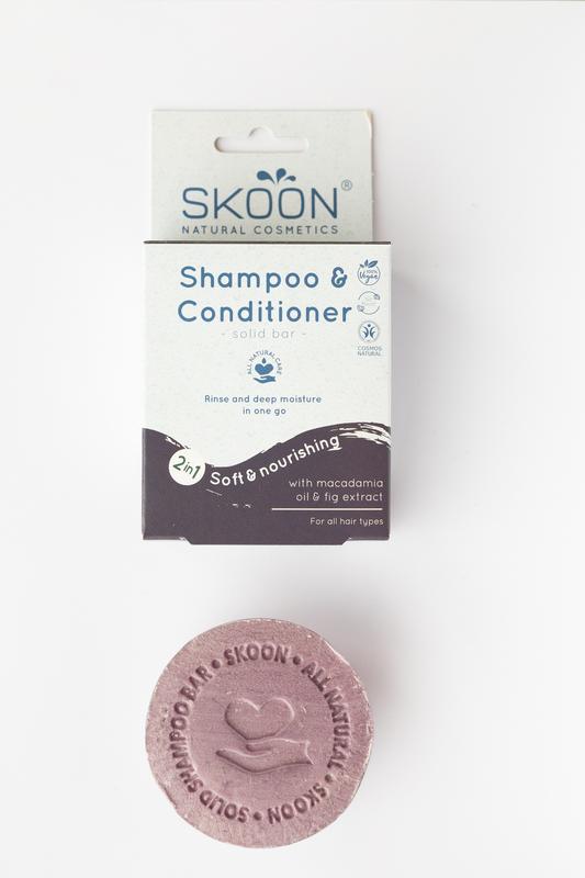 Skoon Solid shampoo & conditioner 2 in 1 (90 gr)