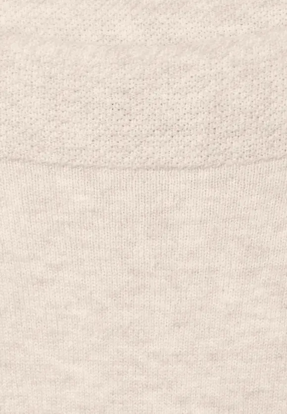 Softer Strickpullover - whisper cream melange