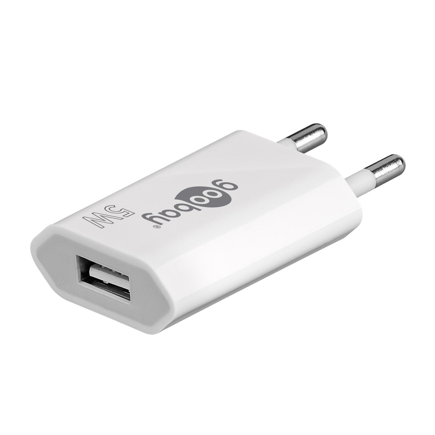 (5W/1A) USB A Ladegerät Netzteil (44950) - Weiss