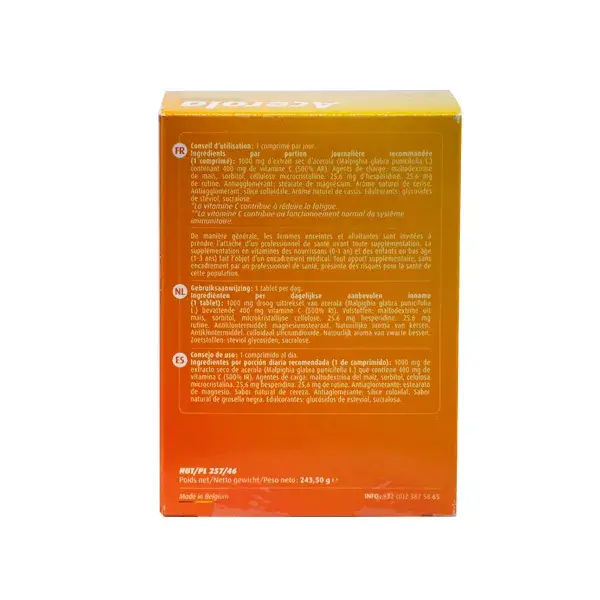 Orthonat Acerola 1000 - 100 comprimidos