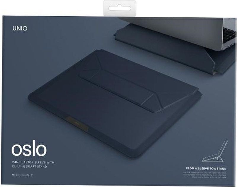 Oslo - Laptop Hoes - Spatbestendig - Kunstleer - Ergonomisch Ontwerp