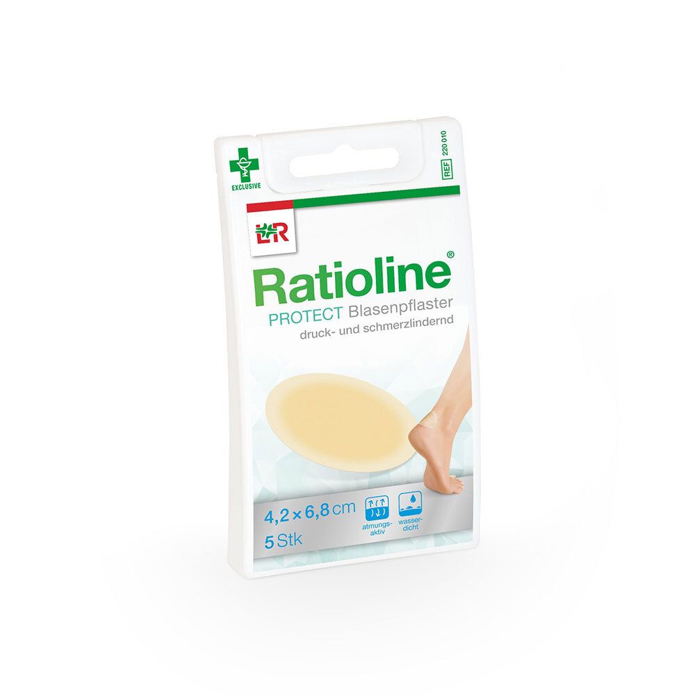 Ratioline® PROTECT Blasenpflaster 6,8 x 4,2 cm