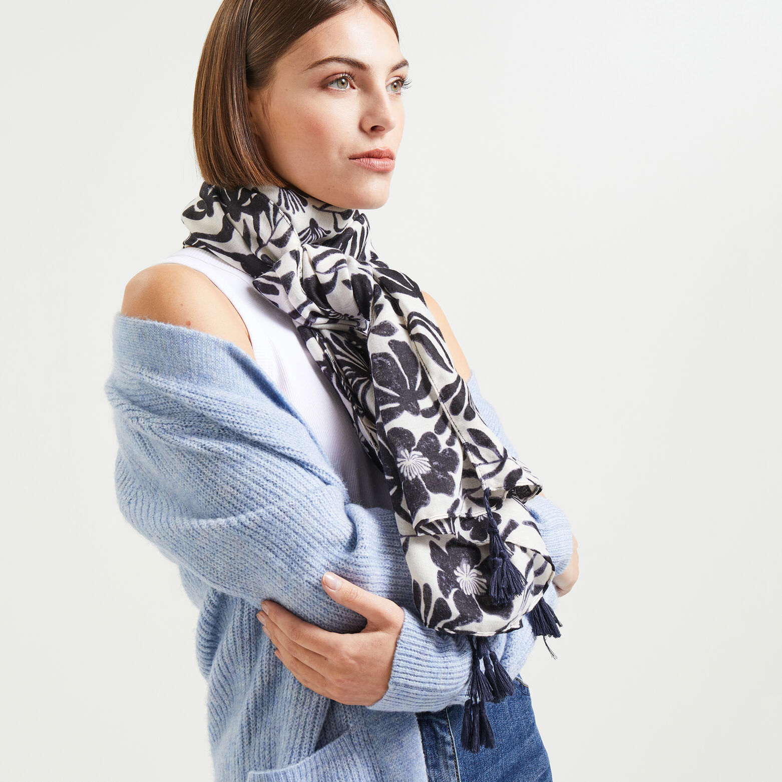 Etole fleurie femme