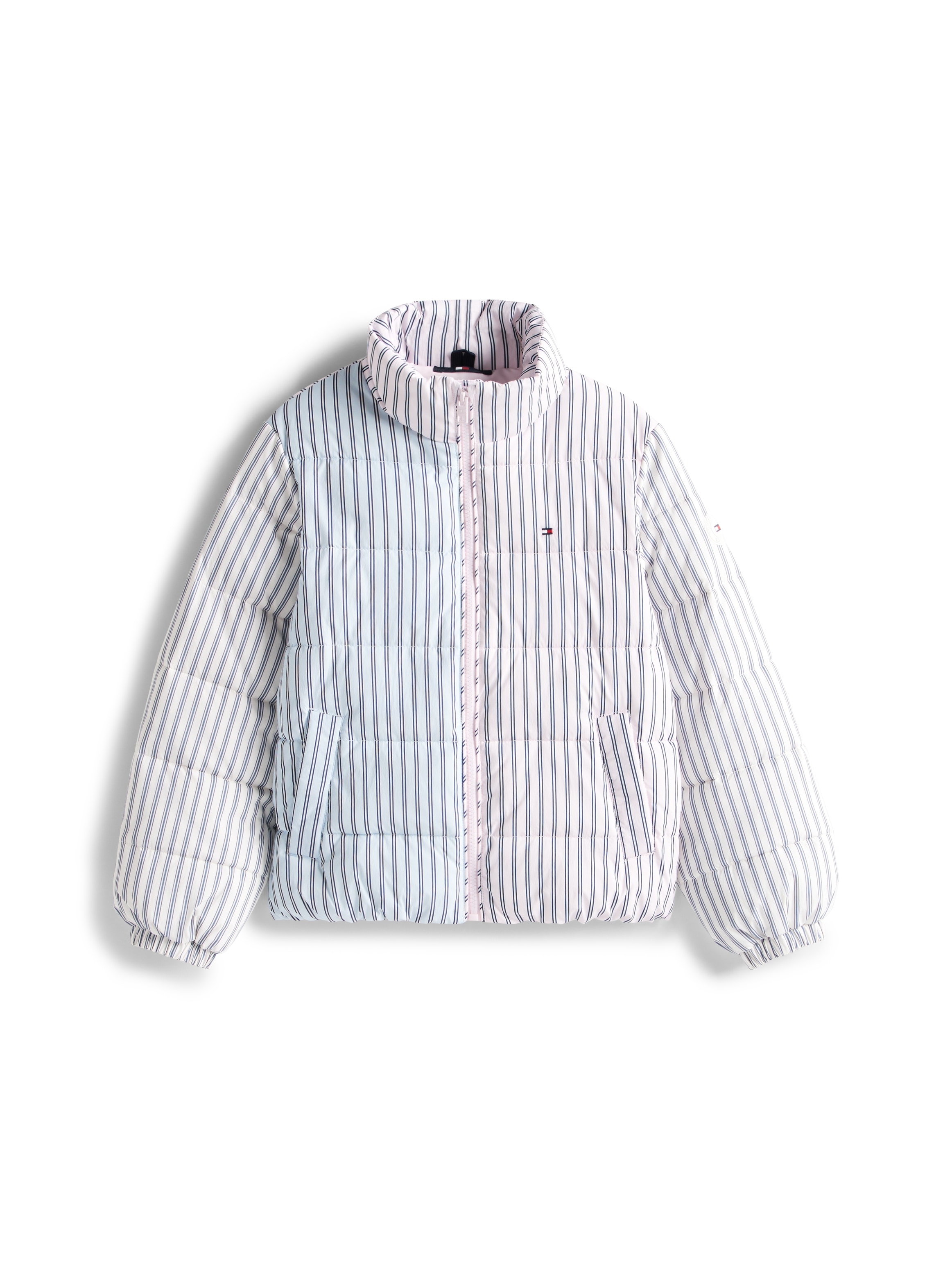 Tommy Hilfiger Steppjacke »MIX STRIPE PUFFER« für Kinder bis 16 Jahre, cooles Streifen-Design