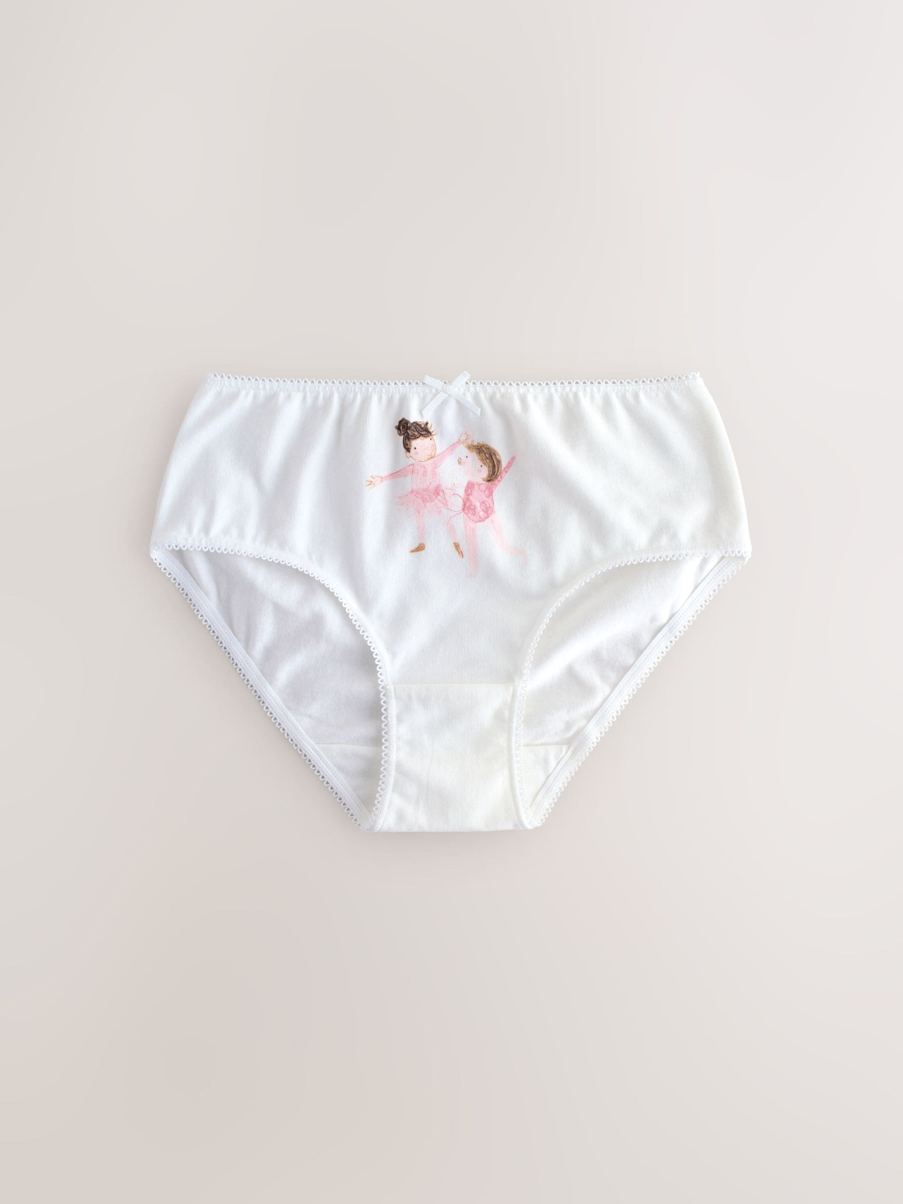 Roze ballerina - Verpakking van 7 onderbroeken (1,5-12 jr)