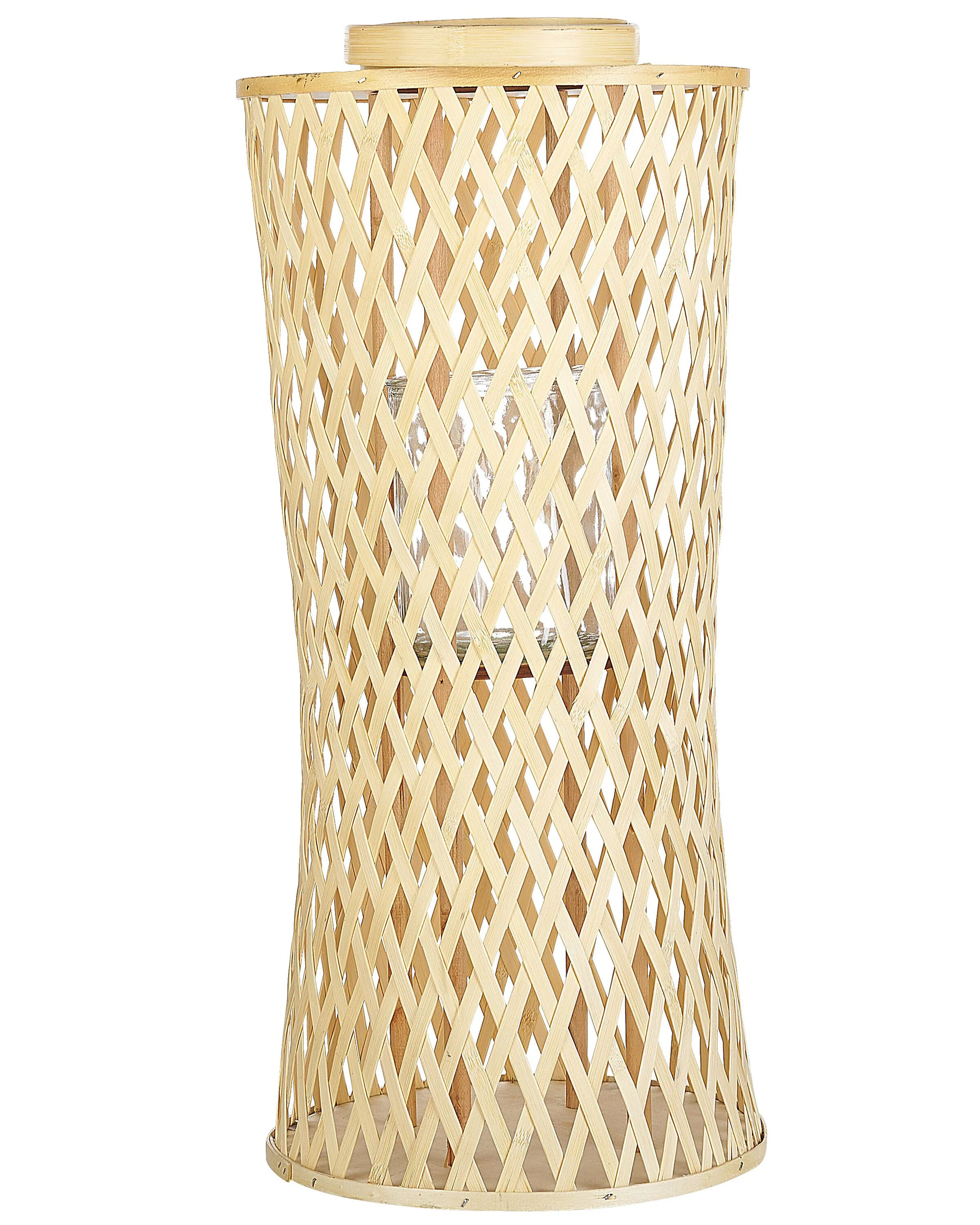 Lantaarn MACTAN Bamboehout 58 cm Natuurlijk