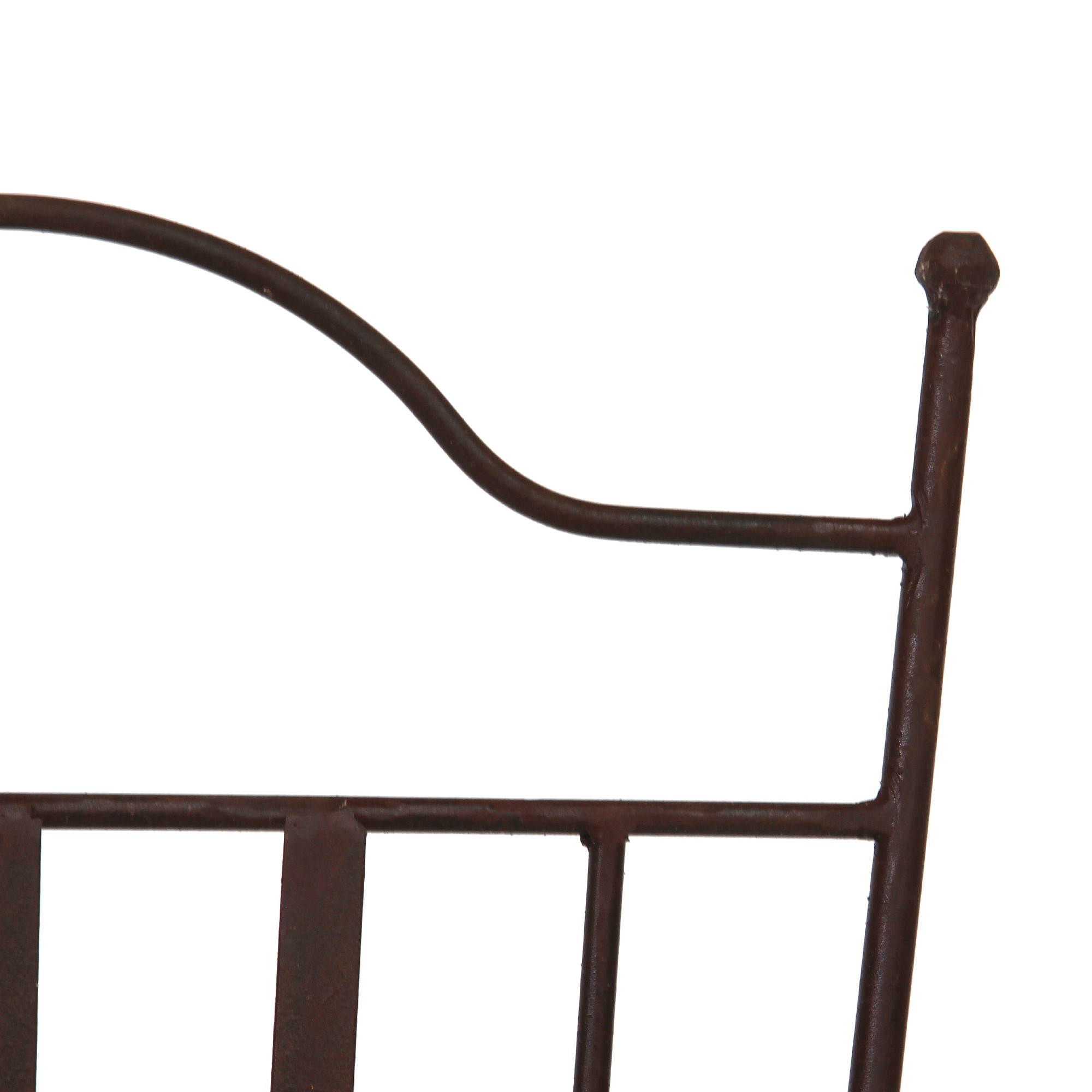 Eisenstuhl 'Majid' mit Kissen, rostbraun, T 40 cm, B 40 cm, H 106 cm günstig bestellen