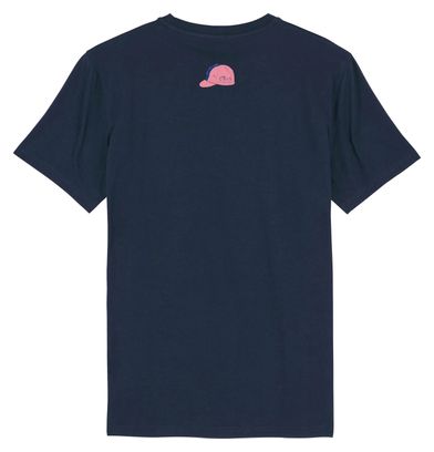 T-Shirt Unisexe Çois Casquettes Vintage Bleu