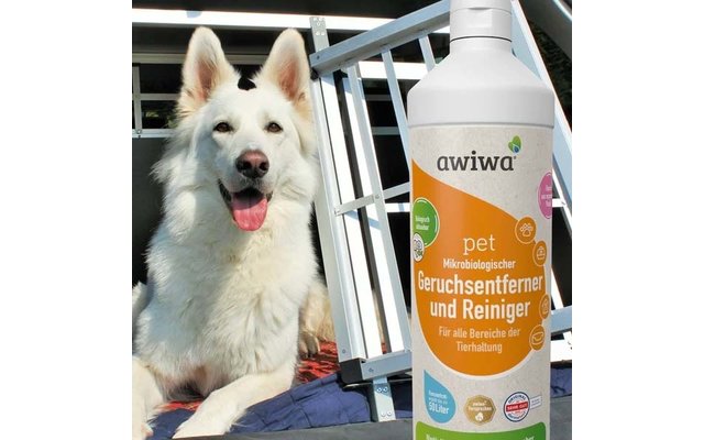 Awiwa pet Reiniger und Geruchsentferner für Tiere 1 Liter
