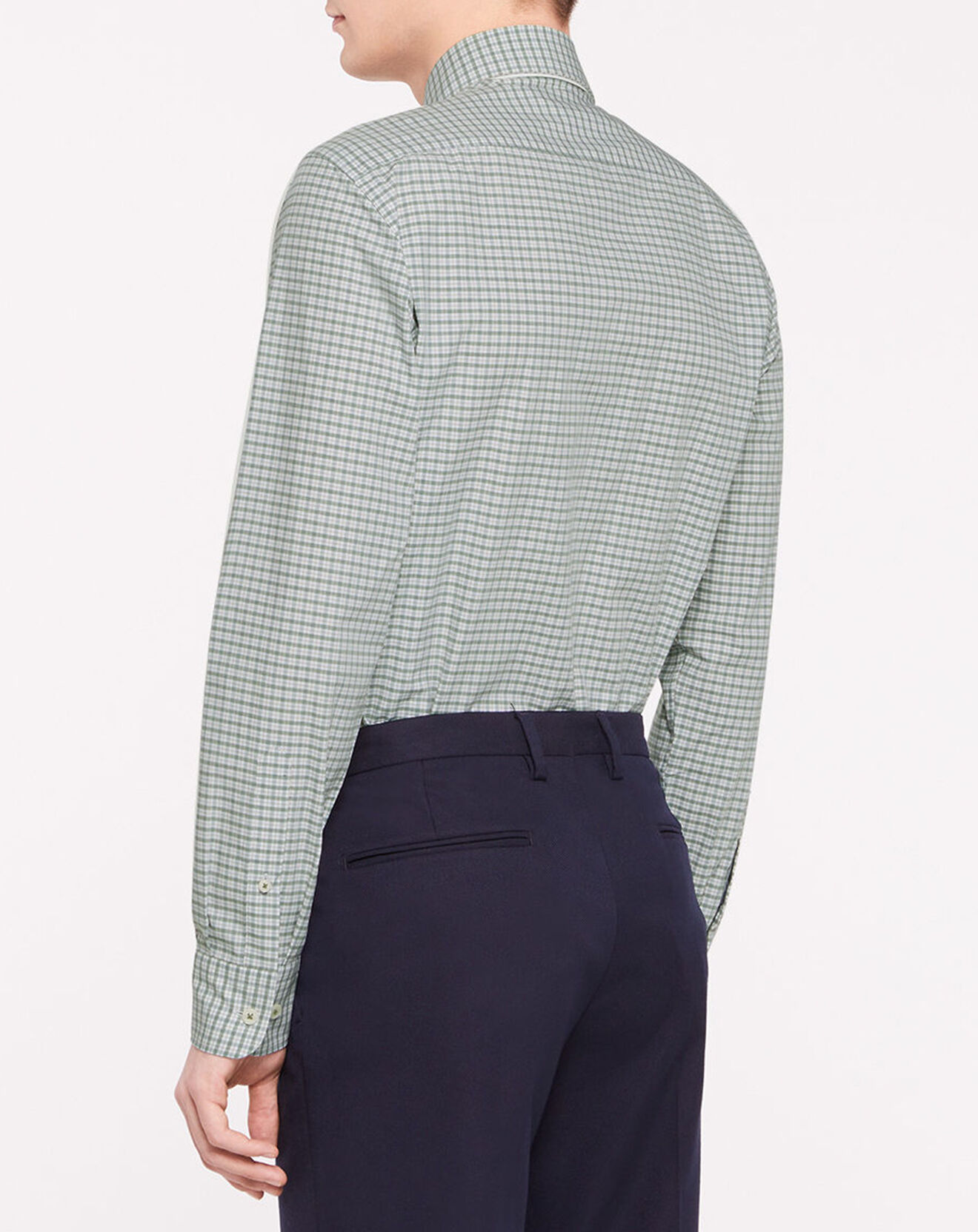 Hackett London Chemise Regular Fit à carreaux verte
