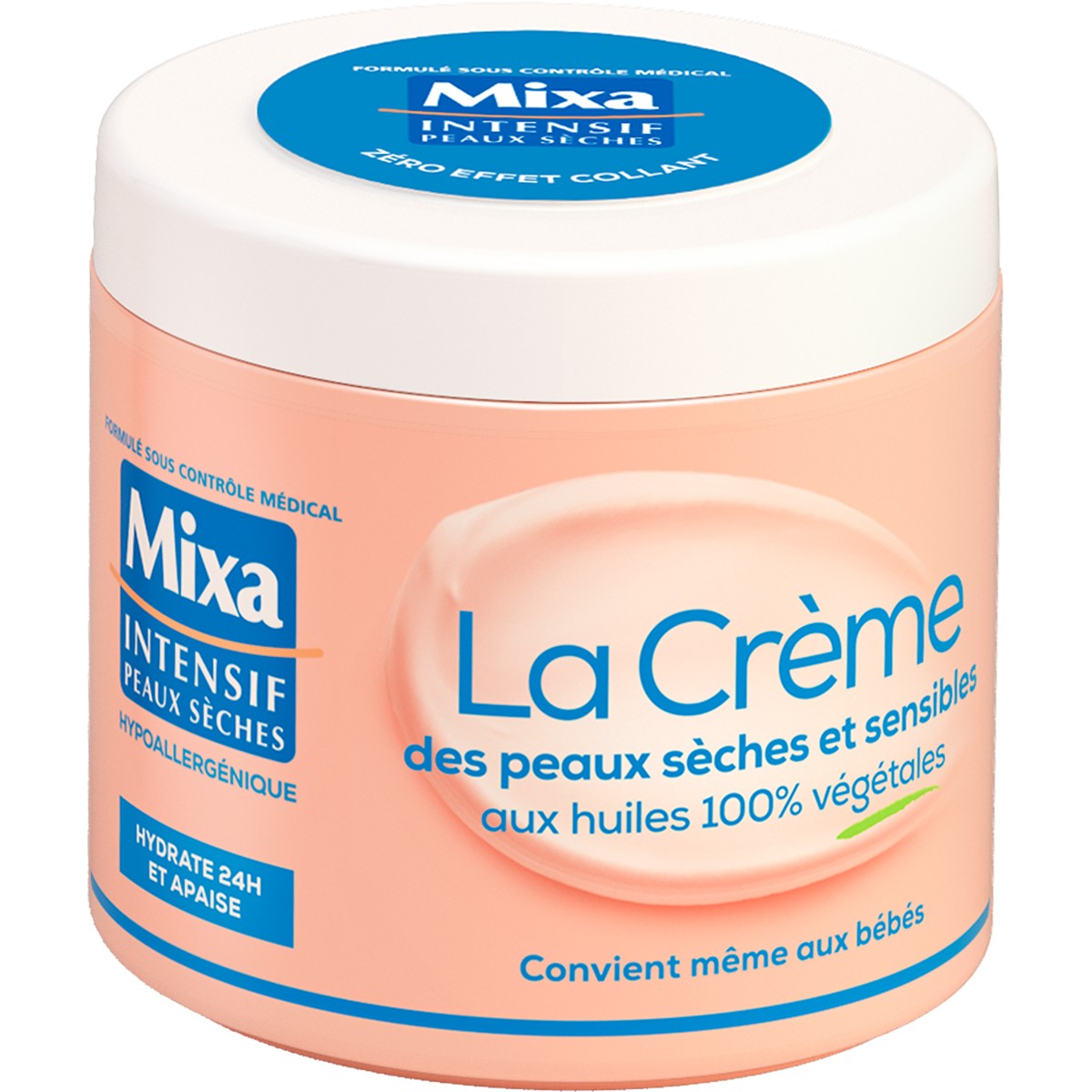 Crème anti-dessèchement - Peaux sèches & sensibles - Corps & visage - 400 ml